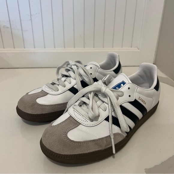 adidas Shoes - Adidas Samba OG White Black – Classic Leather – Women’s [7.5] – Retro Sneaker
